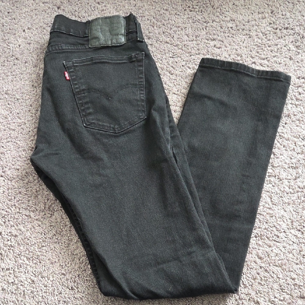 Levi's 505 Black Straight Men's Jeans 32x34